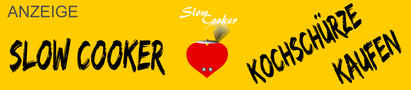 Slow Cooker Kochschürze /Grillschürze kaufen. Zeig deine Liebe zum Slow Cooker.